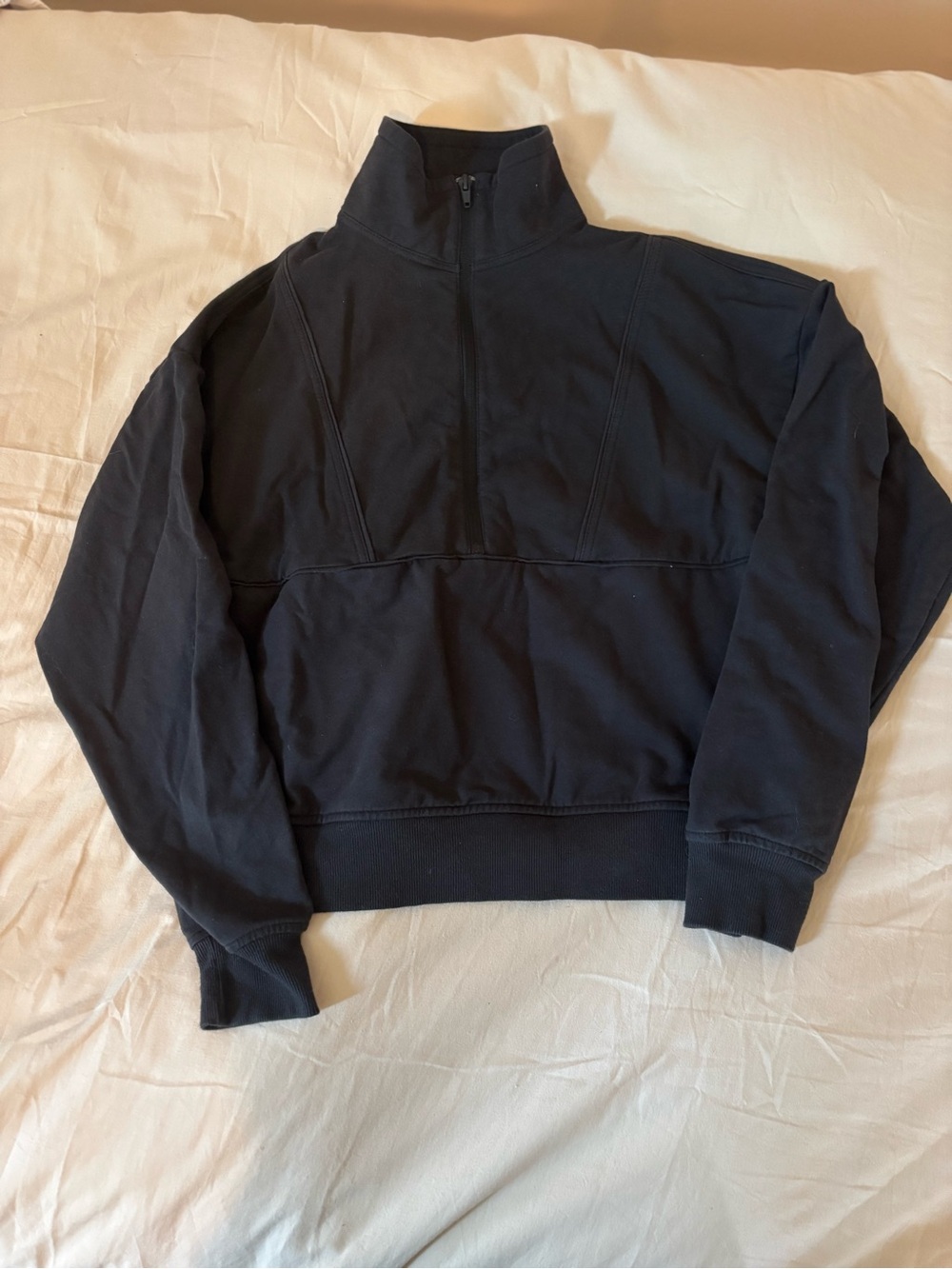 RicherPoorer Black Crewneck Pullover